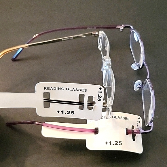 NEW Reading Glasses, Set of 2 Pairs, +1.25 Magnification - Picture 10 of 12